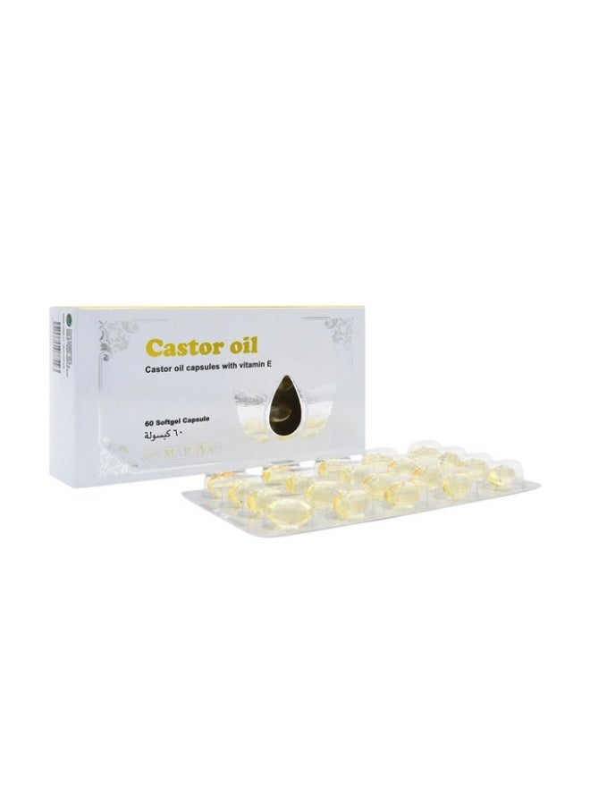 Marnys Castor Oil 60 Capsules - Image 4